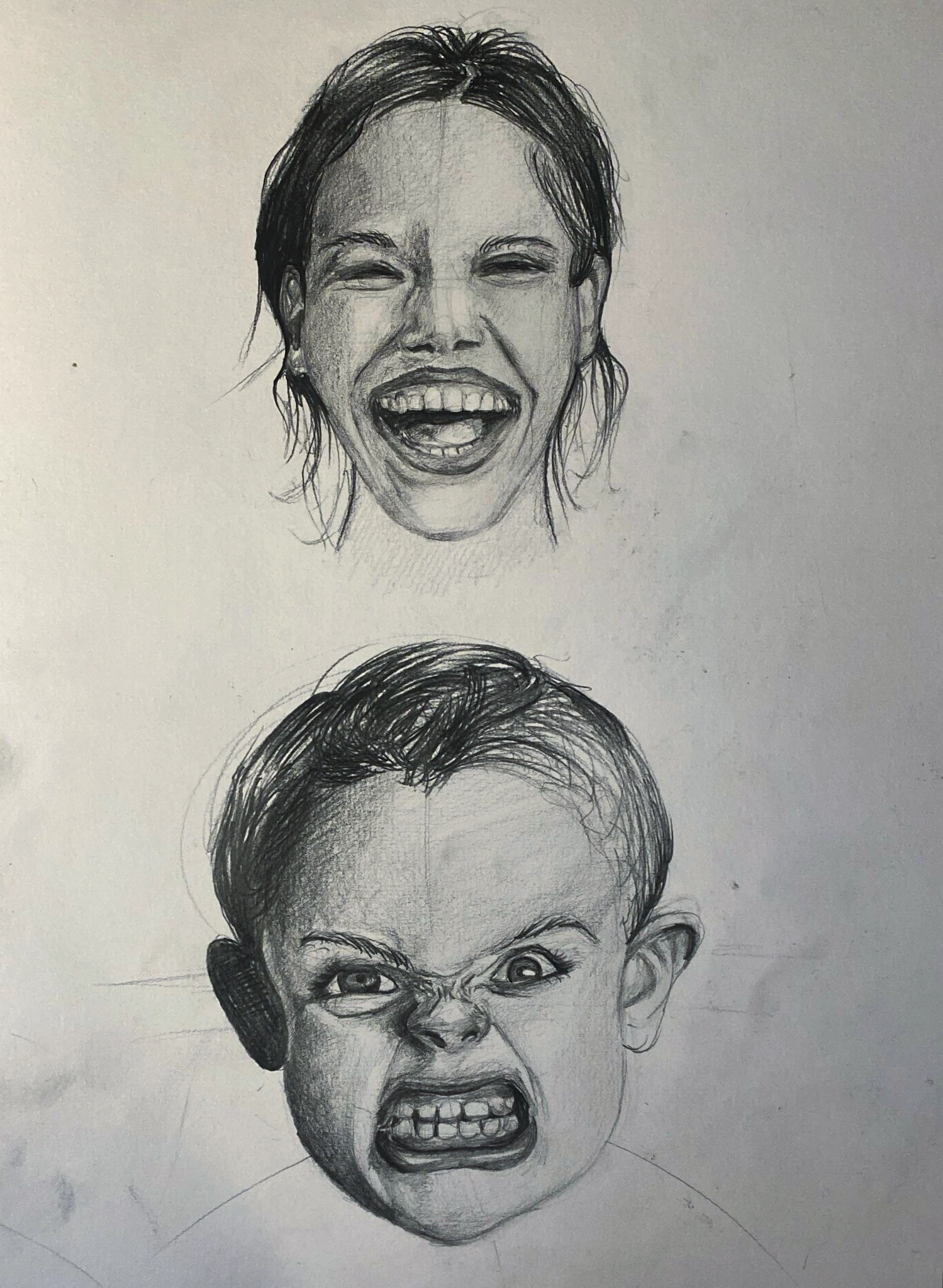 Quick study of facial expressions